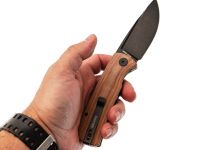 Складной нож Petrified BELUGA PFP01KMW, сталь K110, рукоять микарта