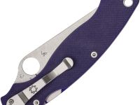 Складной нож Spyderco Military 2, сталь CPM S110V, рукоять G10, фиолетовый