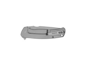 Складной нож KERSHAW Scour, сталь 8Cr13MoV Bead Blast, рукоять Stainless Steel