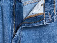 Джинсы Barrel с высокой посадкой, Голубой