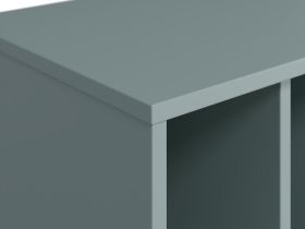 Стеллаж Воямполь 75x182 Серо-зеленый