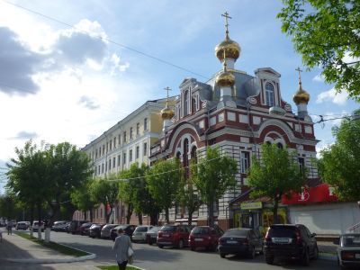 Здание (бывшая женская гимназия), где учились видные революционерки: М.О. Авейде, А.Д. Кувшинская, В.В. Зубарева, Л.К. Громозова, И.К. Громозова, О.К. Громозова, К.Н. Ухова и др.