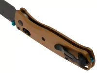 Складной нож Benchmade Bugout сталь M390, рукоять Burnt Brass Aluminum
