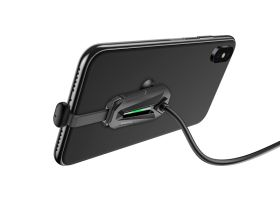 Кабель Borofone BU9 Unreal gaming USB/Lightning 1.2m (черный)