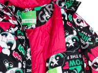 Куртка текстильная с полиуретановым покрытием для девочек