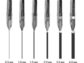 Перья каллиграфические ArtSpace, круглые, 6шт. с держателем, в пакете