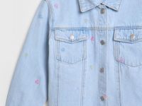 Джинсовая куртка для девочек, Голубой