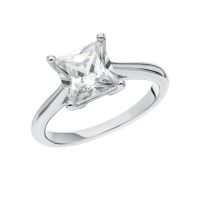 Серебряное кольцо с фианитами