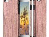 Чехол-накладка Rock Origin Series Wood для Apple iPhone 7 Plus/8 Plus резина под дерево (Sandalwood)