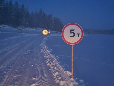 Открыт автозимник Оленек — Эбэлэх в Оленекском и Анабарском районах