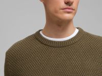 Джемпер с округлой горловиной прямого кроя