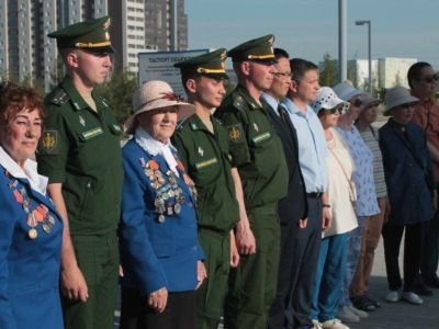 В парке Победы почтили память погибших в Великой Отечественной войне