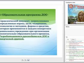 Рабочая программа – основной документ воспитателя ДОО