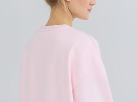 Свитшот с вышивкой, Розовый