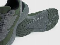 Кроссовки из натуральной замши, Зеленый