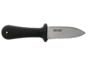 Нож с фиксированным клинком Cold Steel Super Edge, сталь AUS-8A, рукоять Kray-Ex, черный