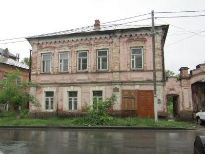 Здание, где жил организатор Вольской красной флотилии Невский М.А.