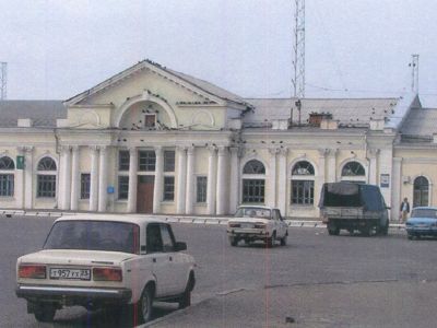 Памятное место, где в феврале 2018 г. находился революционный отряд Д.П. Жлобы