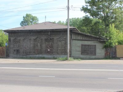 Здание Знаменской бесплатной лечебницы, открытой по инициативе ссыльных большевиков, в которой во время декабрьских боев размещался госпиталь большевистского Красного Креста