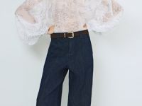 Широкие джинсы O'STIN x Яндекс Книги, Синий