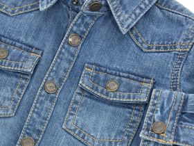 Рубашка джинсовая для маленького мальчика