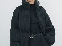 Утеплённая куртка, Черный