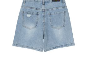 Шорты текстильные джинсовые для девочек