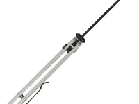 Складной нож CJRB Pyrite Light, сталь AR-RPM9, рукоять FRN, белый