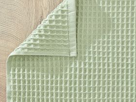 Полотенце вафельное Lorgo, зеленое