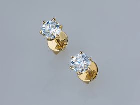 Пусеты из желтого золота э0312пс04202983_white