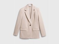Однобортный пиджак, Бежевый