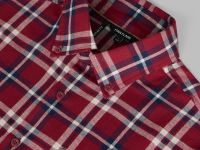 Рубашка из хлопковой фланели в клетку