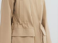 Куртка-рубашка из хлопка, Бежевый