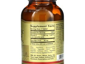 Solgar, витамин C с плодами шиповника, 1500 мг, 90 таблеток