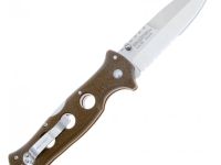 Нож складной Cold Steel Gunsite Counter Point I, сталь AUS-10A, рукоять Griv Ex™, коричневый