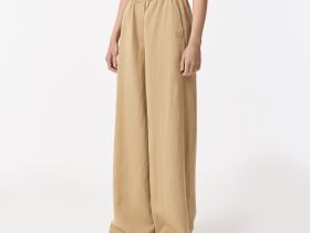 Женские прямые спортивные брюки Lacoste свободного кроя