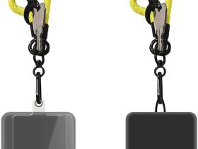 Шнурок Krutoff Нейлон для телефона и ключей 0,3 м Жёлтый