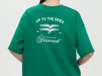 Оверсайз футболка с принтом