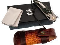 Складной нож Steelclaw Бот, сталь VG-10/дамаск, рукоять G10