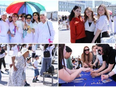 Фоторепортаж: в Якутске отмечают Всемирный день без табака
