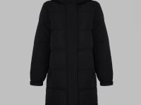 Длинный пуховик с натуральным пухом