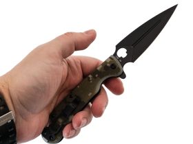 Складной нож Daggerr Arrow Camo DLC, сталь D2, рукоять G10