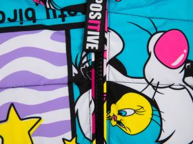 Куртка текстильная с полиуретановым покрытием для девочек