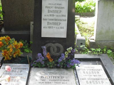 Могила Виппера Роберта Юрьевича (1859-1954)