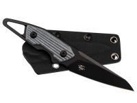 Туристический нож Kizer Groom black сталь D2, рукоять Denim Micarta