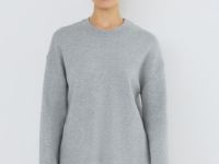 Джемпер плотной вязки, Серый