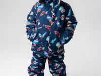 Комплект текстильный с полиуретановым покрытием для мальчиков: куртка, полукомбинезон