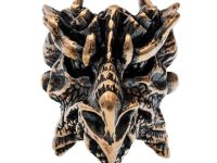 Бусина для темляка Рогатый Дракон, бронза