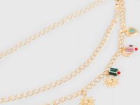 Пояс-цепь с декоративными подвесками, Золотой