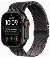 Смарт-часы Apple Watch Ultra 4 49mm Black Titanium Case with Black Titanium Milanese Loop (L)